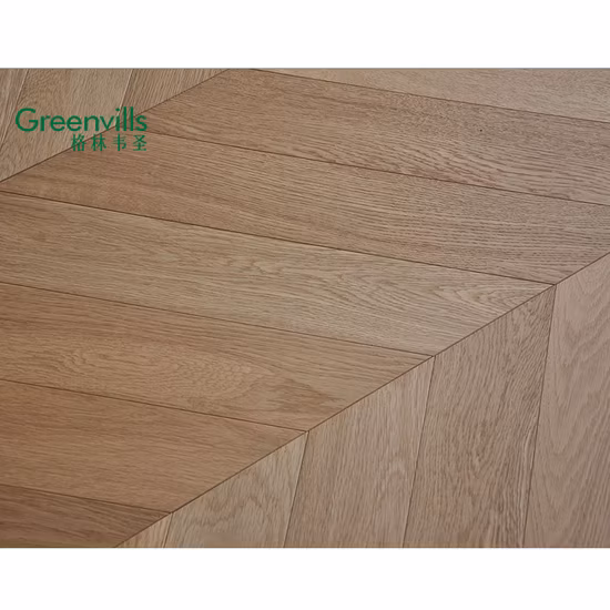 Pavimenti in parquet/legno dal design innovativo chevron/lisca di pesce in vero legno di quercia